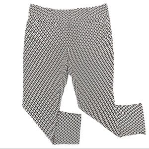 ANN TAYLOR Devin Cropped Pant Flat-Front Size 8